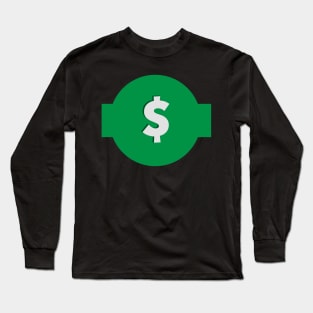 Dollar color Long Sleeve T-Shirt